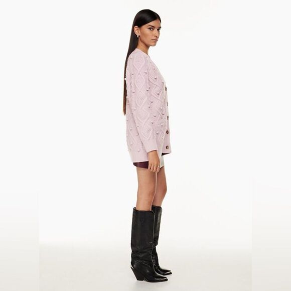 Aritzia Wilfred Lilac New Alps Cardigan - Picture 8 of 10